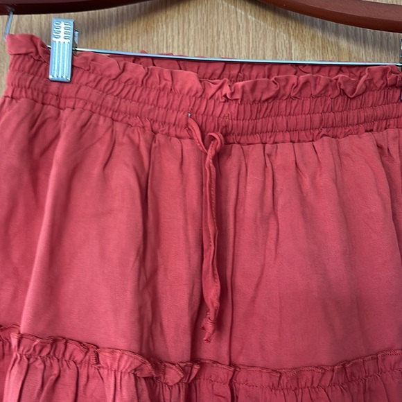 Orange Skater Skirt - Picture 2 of 3